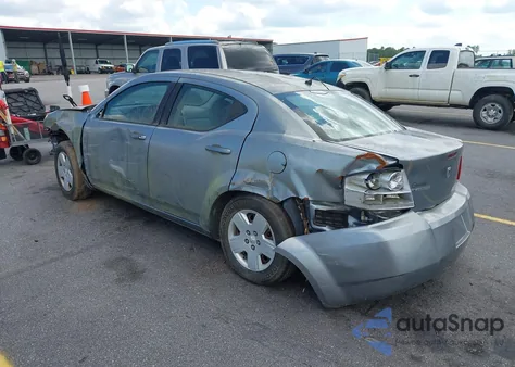 2008 Dodge Avenger Se из США, поврежденный, VIN 1B3LC46K18N607447